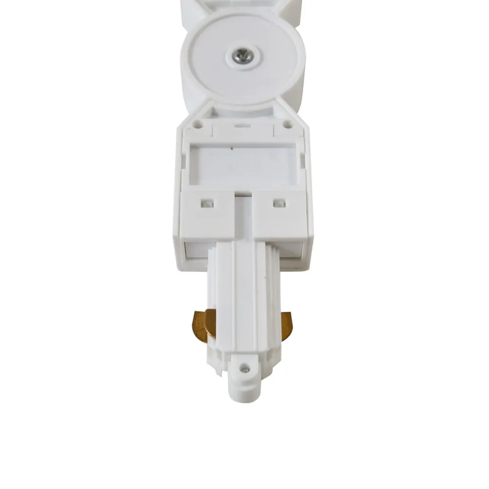 Lindby Skinnesystem>-stik Linaro, hvid, justerbar, 1-faset