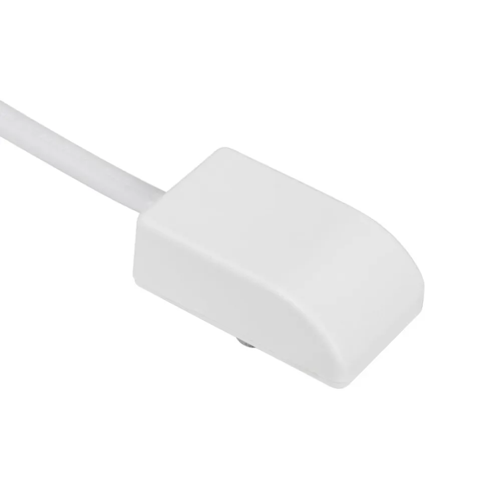 Lindby Skinnesystem>-stik Lumaro, kabellængde 54 cm, hvid, PVC