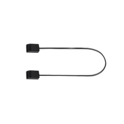 Lindby Skinnesystem>-stik Lumaro, kabellængde 54 cm, sort, PVC