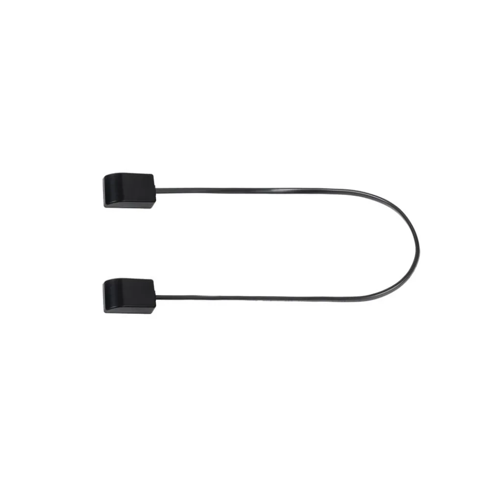 Lindby Skinnesystem>-stik Lumaro, kabellængde 54 cm, sort, PVC