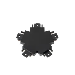 -stik Lumaro, 5-vejs, sort, plast^Lindby Online