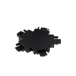 -stik Lumaro, 5-vejs, sort, plast^Lindby Online