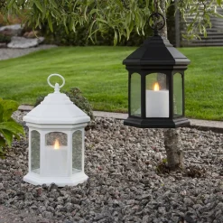 Linta LED-bordlampe i lygteform, hvid^STAR TRADING Hot