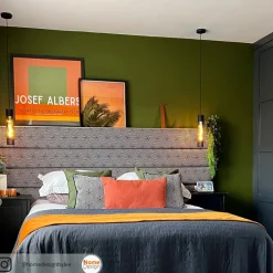 Lucide Lionel-pendel med skærm af metalstiver