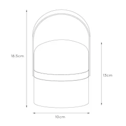 Little Joe LED-dekorationslampe, orange^Lucide