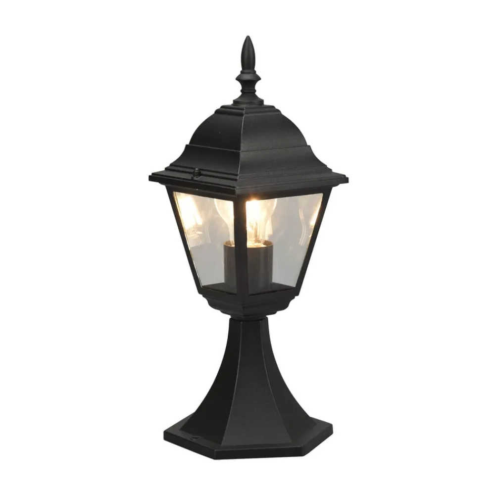 Trio Lighting Terrassebelysning|Sokkellamper>Livenza base light, sort, højde 39 cm, aluminium, IP44