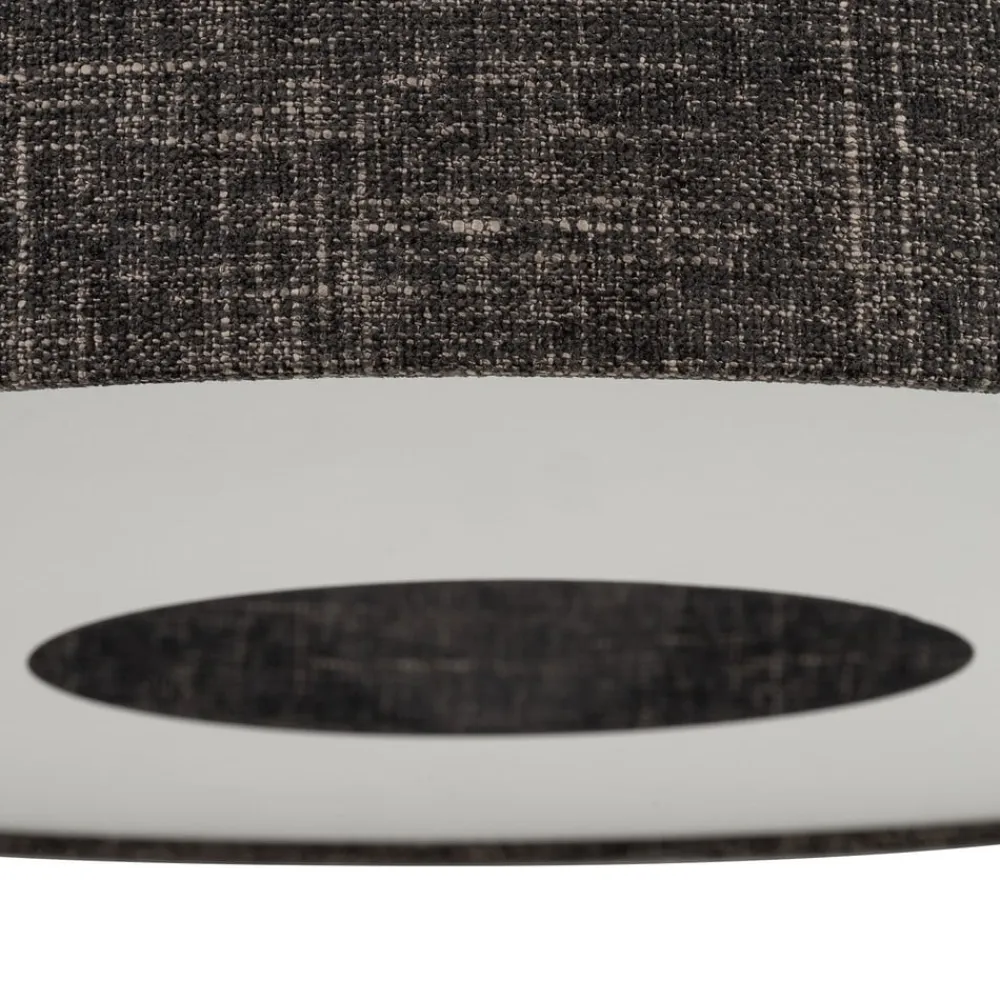 Nowodvorski Lighting Loftlampe Amarela M, sort melange, tekstil, E27