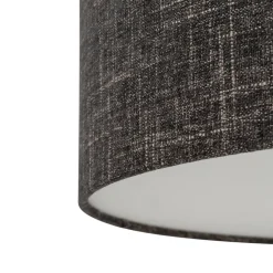 Nowodvorski Lighting Loftlampe Amarela M, sort melange, tekstil, E27