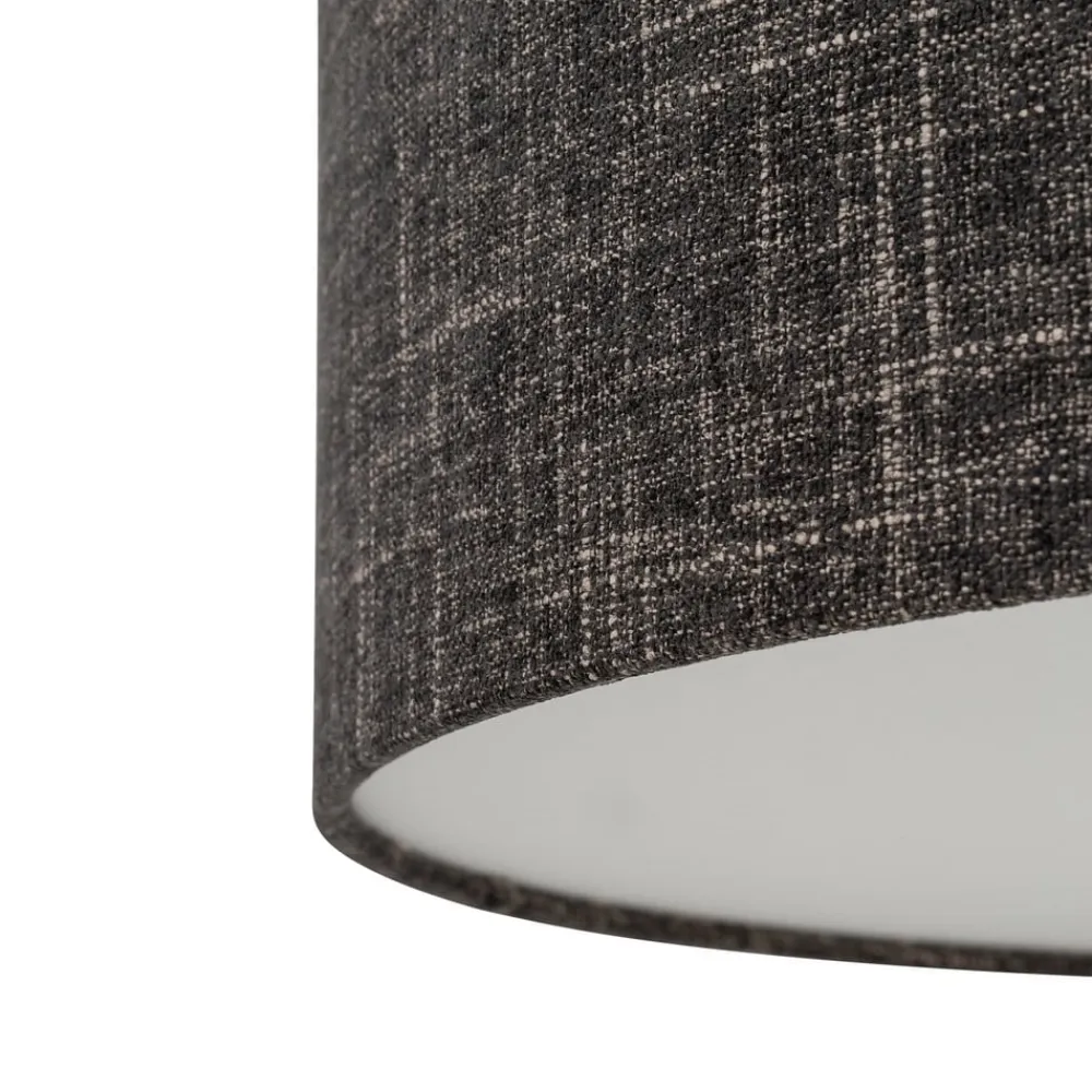 Nowodvorski Lighting Loftlampe Amarela M, sort melange, tekstil, E27