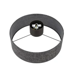 Nowodvorski Lighting Loftlampe Amarela M, sort melange, tekstil, E27