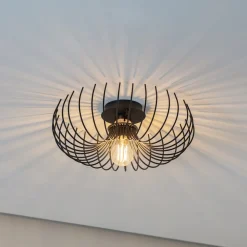 Loftlampe Aspendos N-641, sort, metal, Ø 36 cm^Opviq Clearance