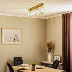 Avonni Loftlamper>Loftlampe AV-1795-4EY 4 lyskilder, antik guld