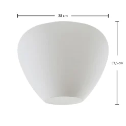 Loftlampe Bibiane i glas, opalhvid^Lindby Sale