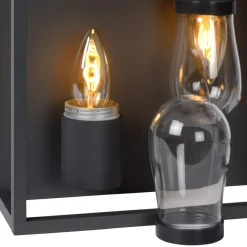 Lucide Loftlampe Carlyn badeværelse 2 lyskilder sort