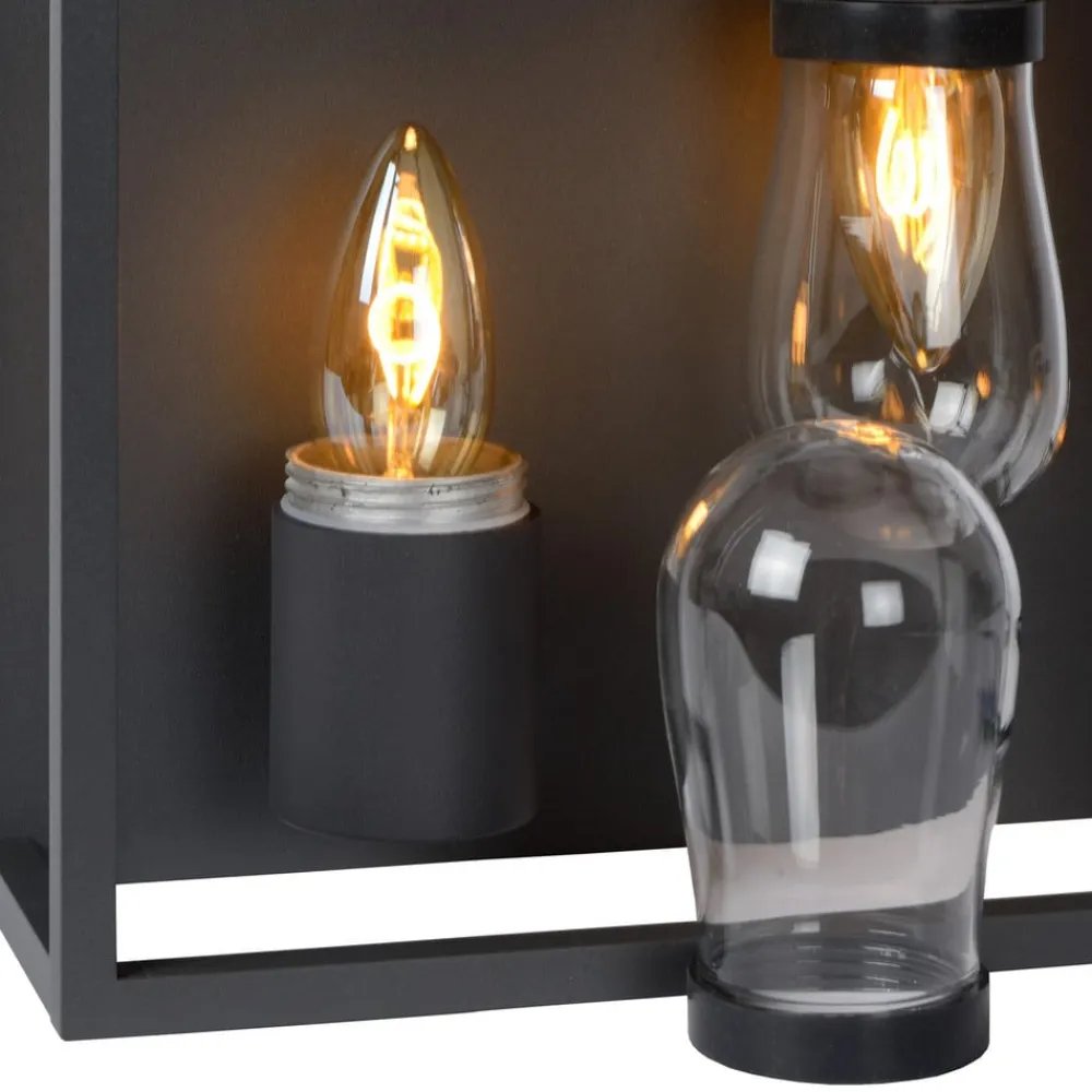 Lucide Loftlampe Carlyn badeværelse 2 lyskilder sort