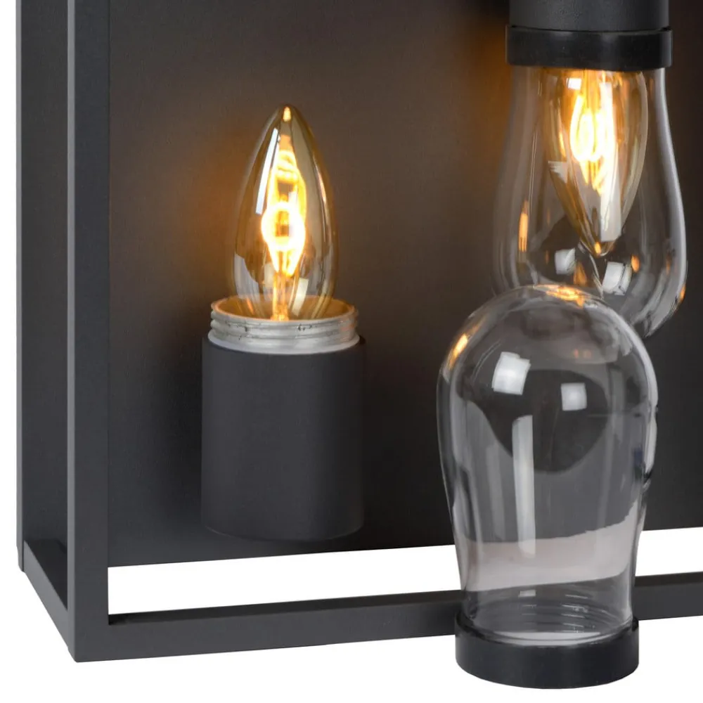 Lucide Loftlampe Carlyn badeværelse 2 lyskilder sort