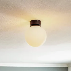 TK Lighting Loftlamper|Loftlamper>Loftlampe Celeste med kugleglas, 1 lyskilde