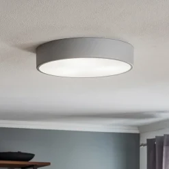 TEMAR LIGHTING Loftlampe Cleo 400, Ø 40 cm grå