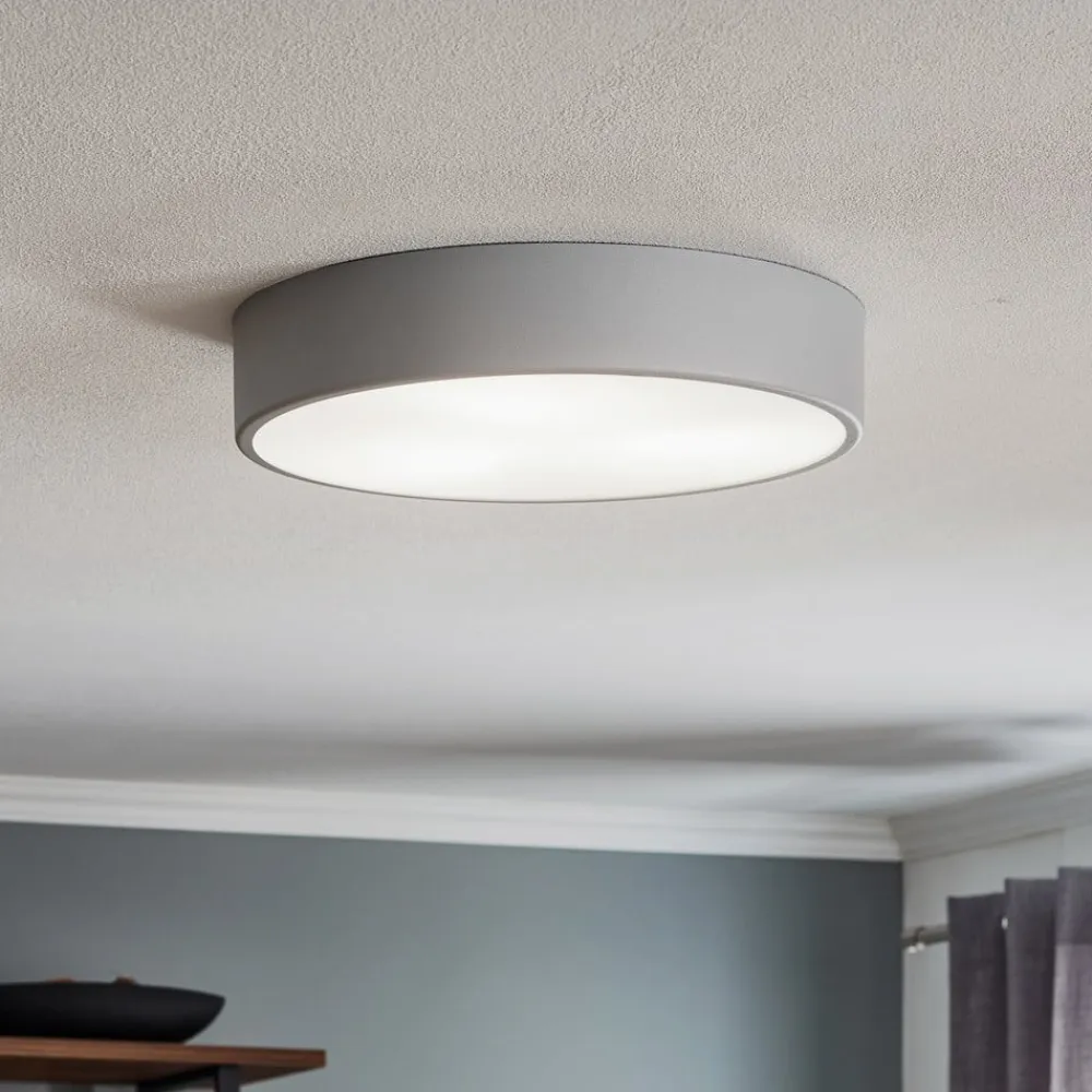 TEMAR LIGHTING Loftlampe Cleo 400, Ø 40 cm grå