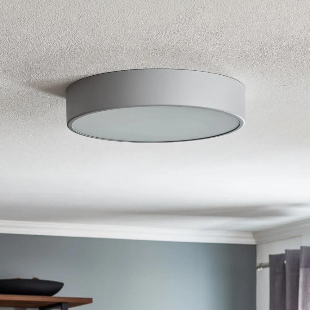 TEMAR LIGHTING Loftlampe Cleo 400, Ø 40 cm grå