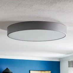 TEMAR LIGHTING Loftlampe Cleo 600, Ø 60 cm grå