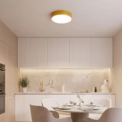 Loftlampe Cleo, Ø 50 cm, IP54, guldfarvet, metal, E27^TEMAR LIGHTING Best