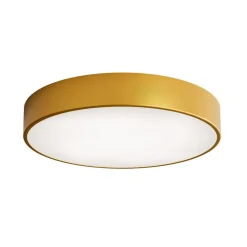 Loftlampe Cleo, Ø 50 cm, IP54, guldfarvet, metal, E27^TEMAR LIGHTING Best