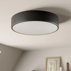 Loftlampe Cleo, Ø 40 cm, IP20, sort, metal, E27^TEMAR LIGHTING Discount