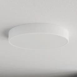 TEMAR LIGHTING Loftlampe Cleo 500, hvid, sensor, IP54, Ø 50 cm, metal