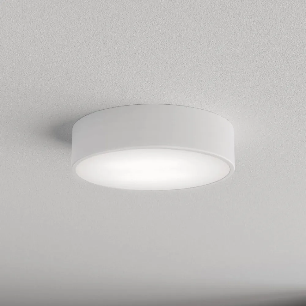 Loftlampe Cleo 300, hvid, sensor, IP54, Ø 30 cm, metal^TEMAR LIGHTING Clearance