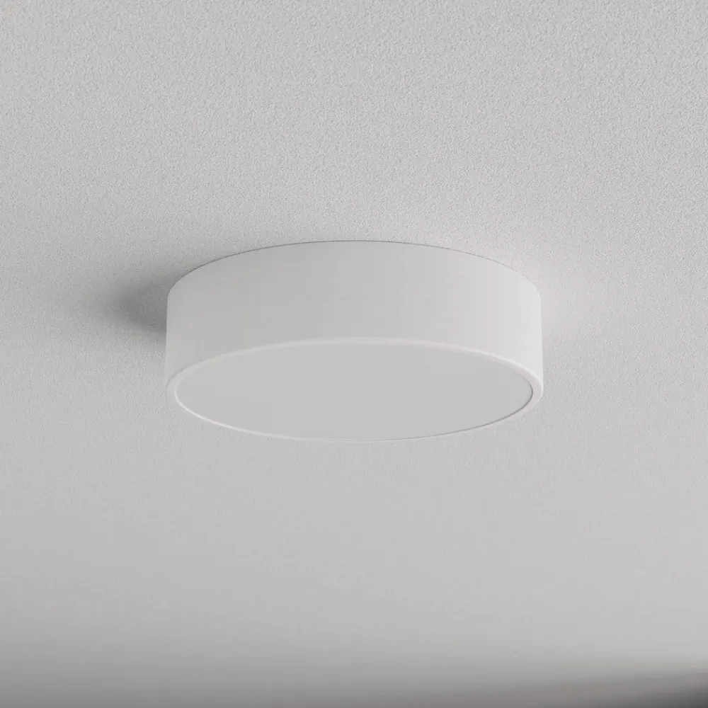 Loftlampe Cleo 300, hvid, sensor, IP54, Ø 30 cm, metal^TEMAR LIGHTING Clearance