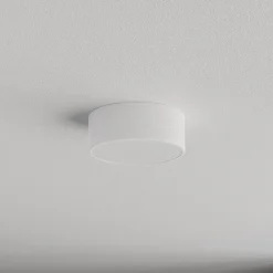 TEMAR LIGHTING Loftlampe Cleo 200, hvid, sensor, IP54, Ø 20 cm, metal