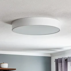 TEMAR LIGHTING Loftlampe Cleo 500, hvid, sensor, IP20, Ø 50 cm, metal