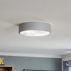 TEMAR LIGHTING Gang|Loftlamper>Loftlampe Cleo 300, IP54, Ø 30 cm grå