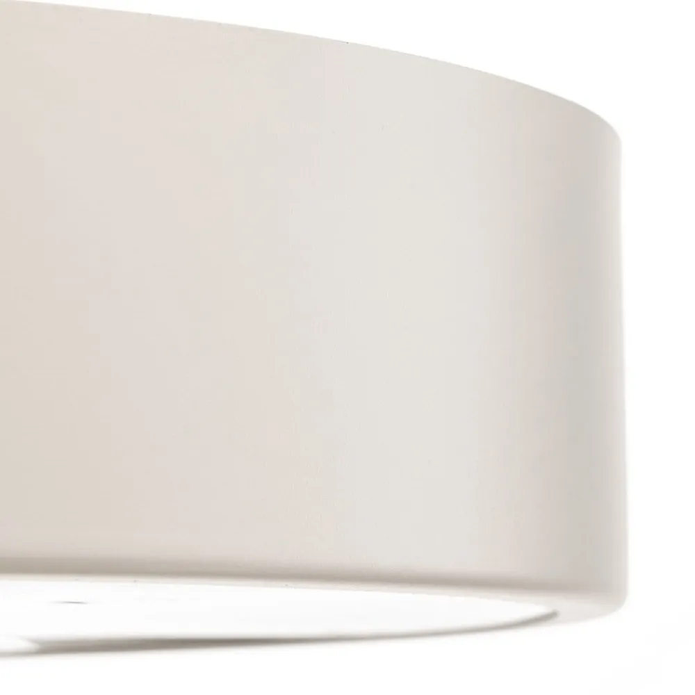 Loftlampe Cleo 400, IP54, Ø 40 cm hvid^TEMAR LIGHTING Online