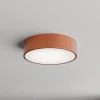 TEMAR LIGHTING Loftlampe Cleo 300, kobber, sensor, IP54, Ø 30 cm, metal