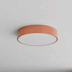 Loftlampe Cleo 400, kobber, sensor, IP54, Ø 40 cm, metal^TEMAR LIGHTING Hot