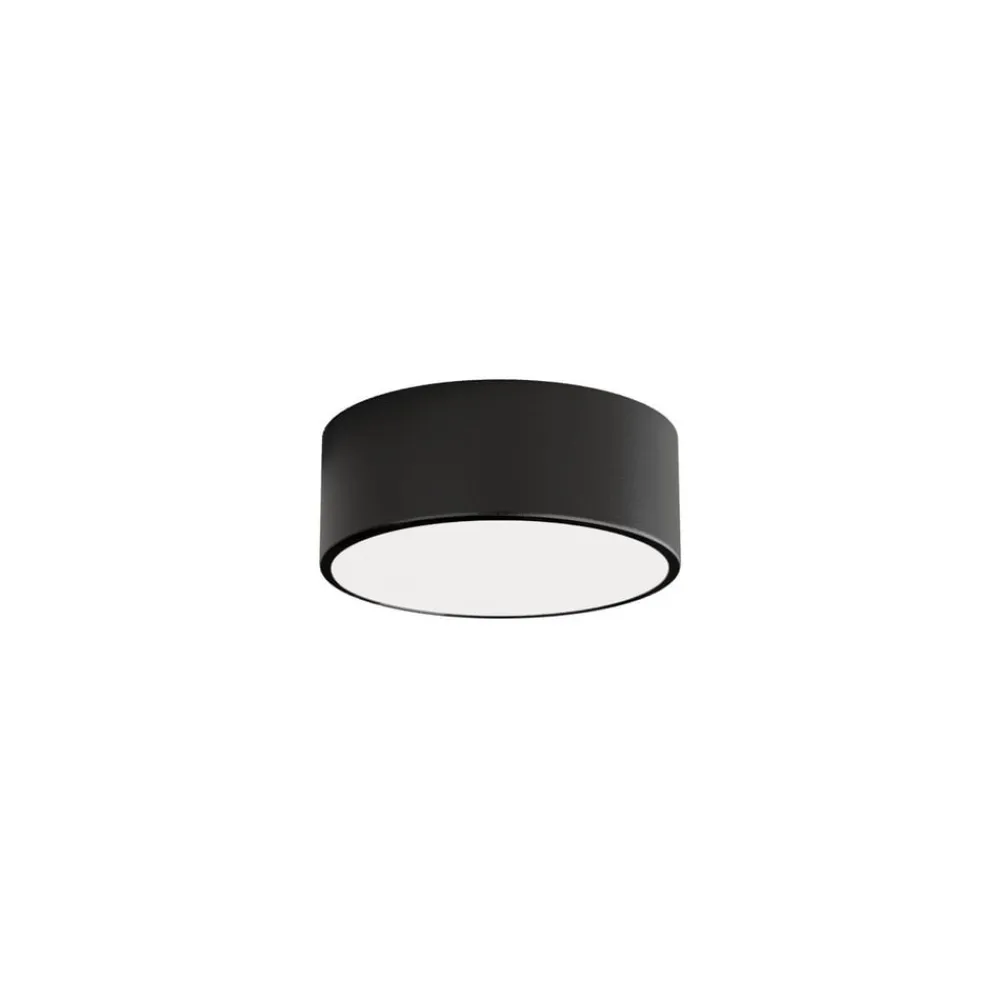 Loftlampe Cleo 200, sort, sensor, IP54, Ø 20 cm, metal^TEMAR LIGHTING Clearance