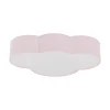 Børn TK Lighting Loftlamper|Loftlamper>Loftlampe Cloud, lyserød, 63 cm lang, tekstil, sky, E27