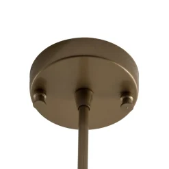 Opviq Loftlampe Damar, guld, glas, 2 lyskilder, længde 44 cm, E27