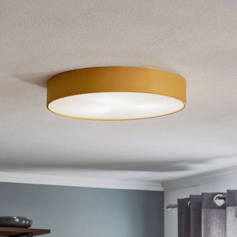 Argon Loftlampe Dayton, lakeret i guld Ø 45 cm