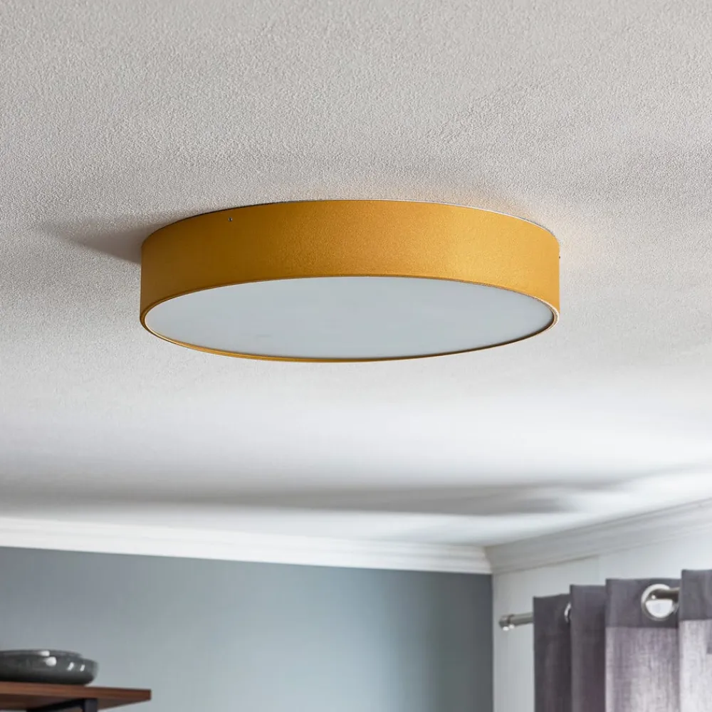 Argon Loftlampe Dayton, lakeret i guld Ø 45 cm