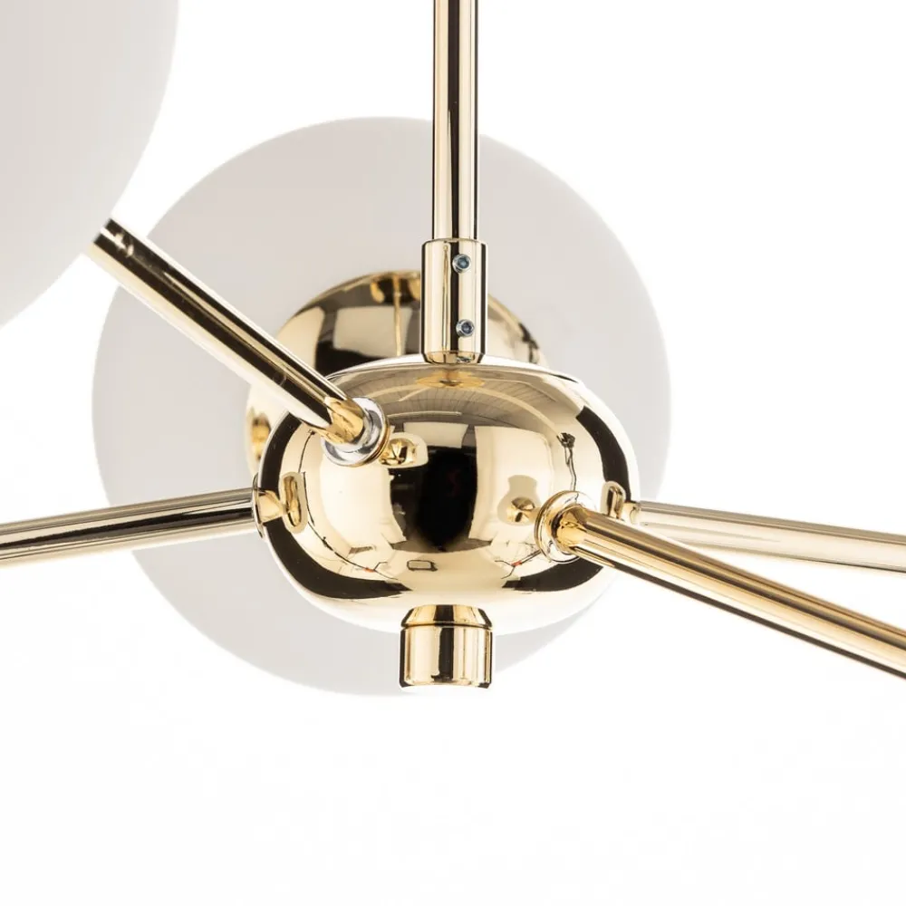 Euluna Loftlamper|Loftlamper>Loftlampe Dori, 5 lyskilder, guld