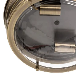 Loftlampe Edinburgh i antik messing^Searchlight