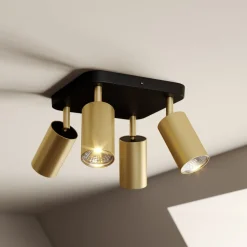 Nowodvorski Lighting Loftlamper|Spotlights>Loftlampe Eye Spot med 4 lyskilder, sort/messing