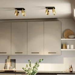 Nowodvorski Lighting Loftlamper|Spotlights>Loftlampe Eye Spot med 4 lyskilder, sort/messing