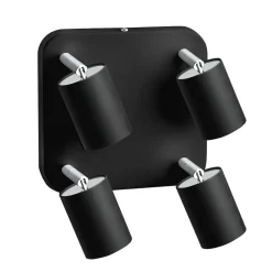 Nowodvorski Lighting Spotlights>Loftlampe Eye Spot med 4 lyskilder, firkantet, sort