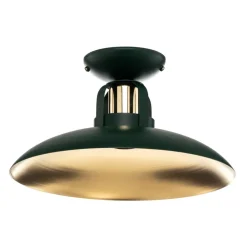 Eko-Light Loftlampe Felix, grøn/guld