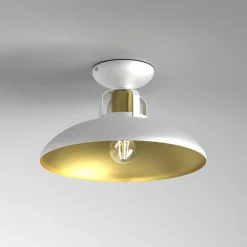 Loftlampe Felix, hvid/guld^Eko-Light Discount