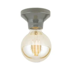 ORION Loftlampe Frost, grå, keramik, E27